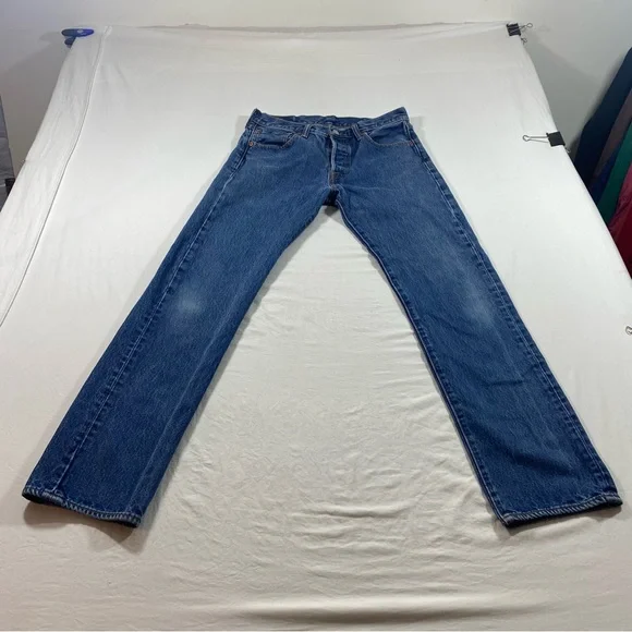 Levi's Blue Straight Jeans Classic Style Denim jeans - Picture 7 of 9